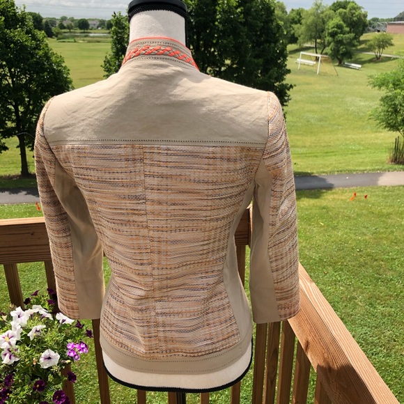 Elie TAHARI Tweed Jacket size2 - Picture 6 of 10